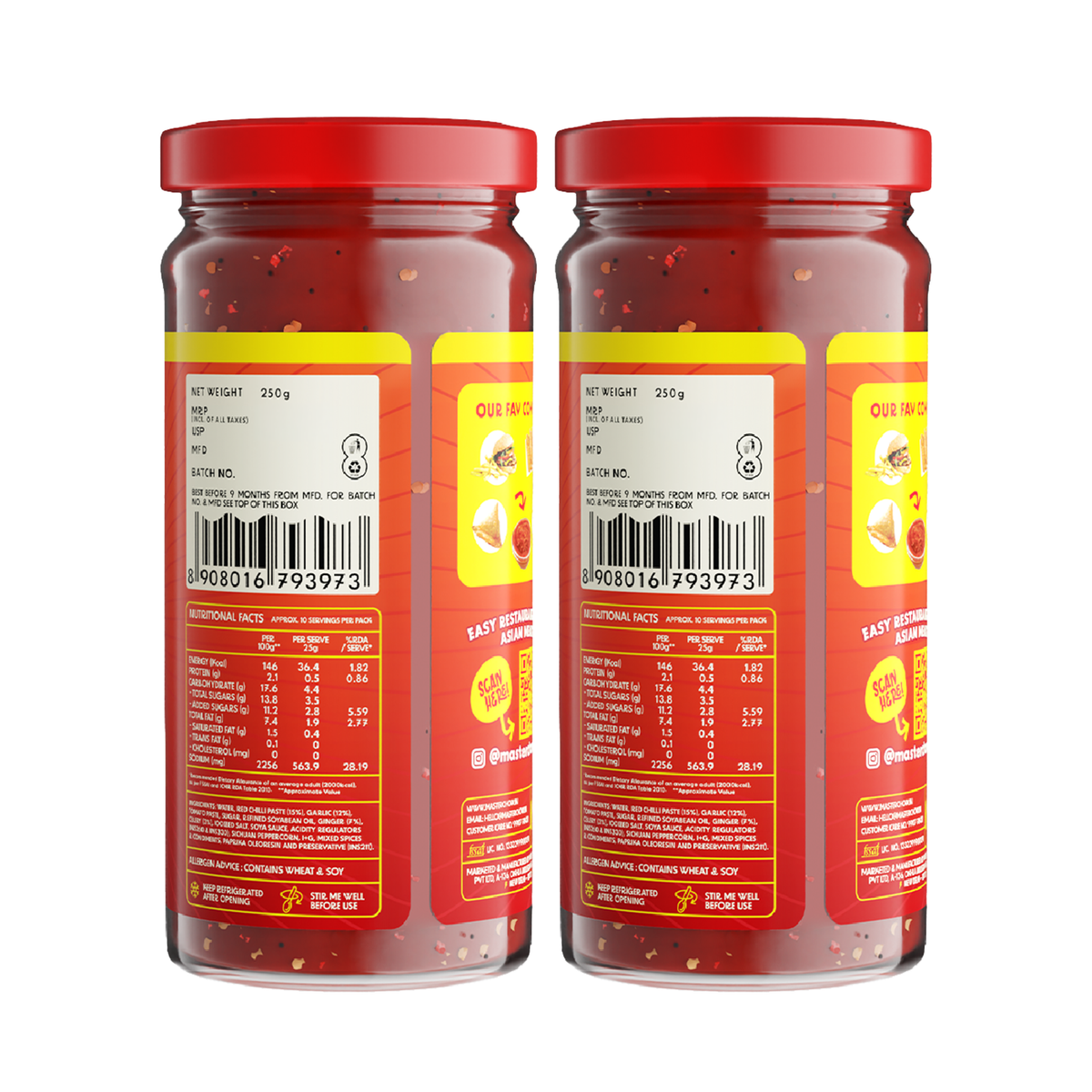 Chef's Schezwan Hot & Spicy Chutney