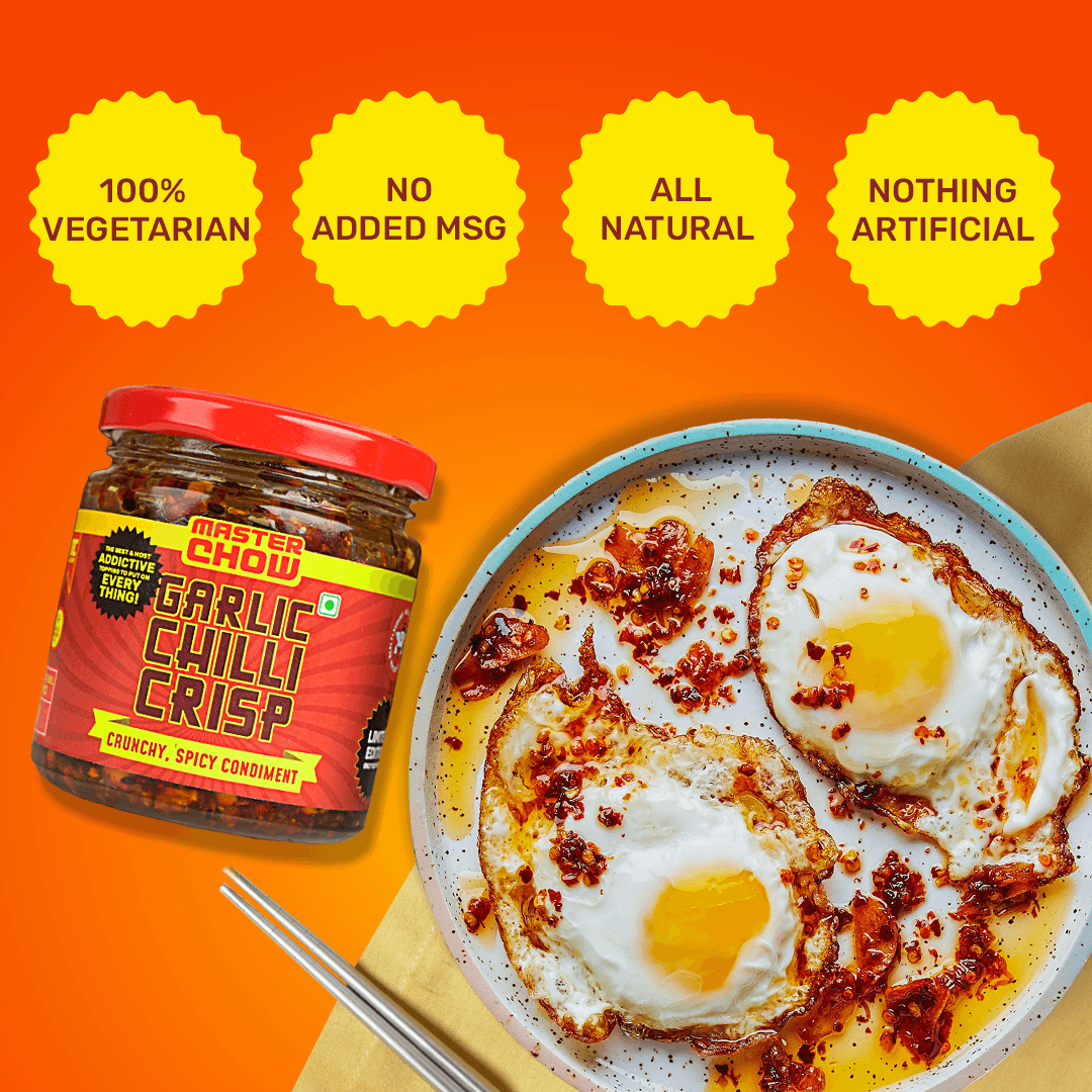 Chowmein Cup Noodles & Garlic Chilli Crisp