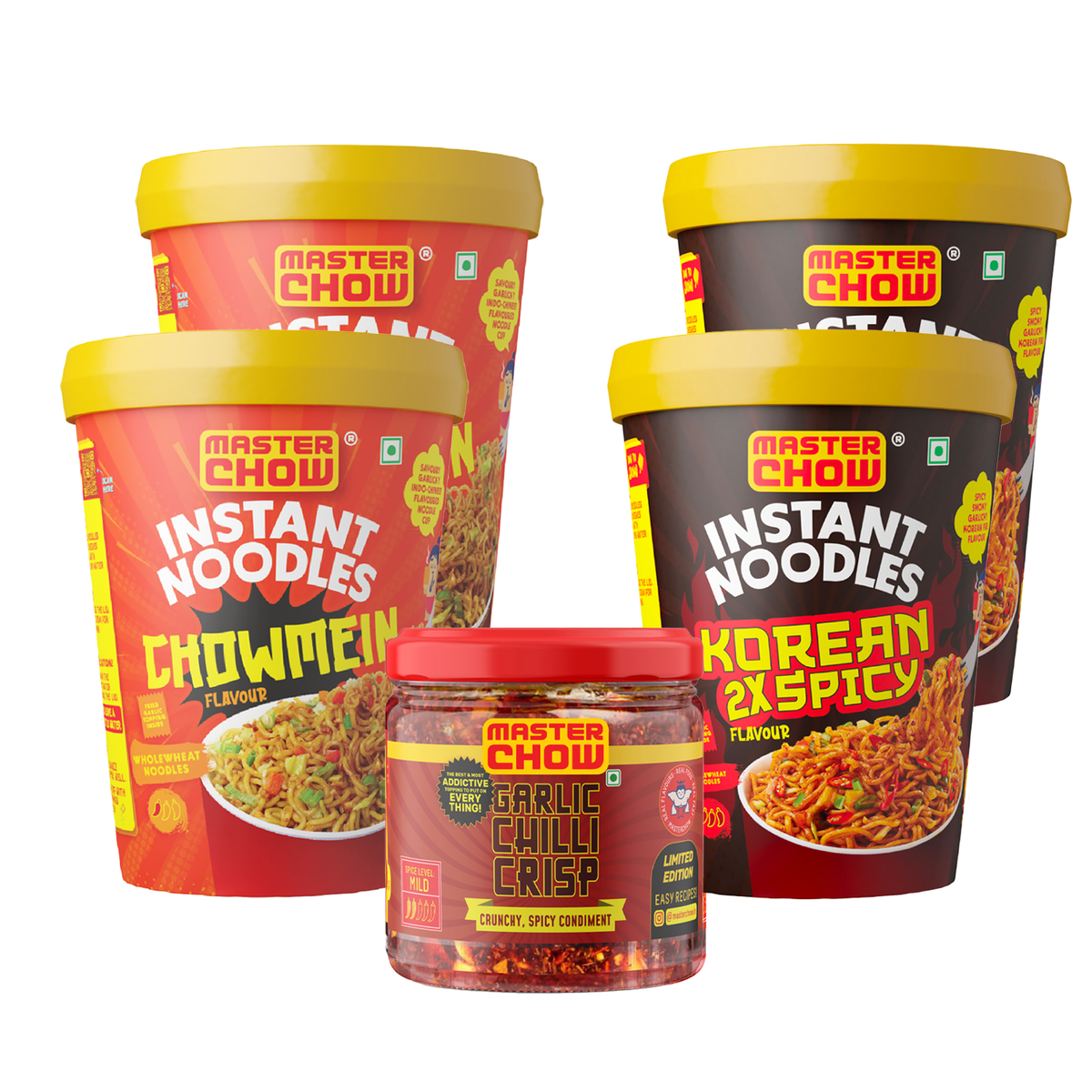 Cup Noodle Combo & Garlic Crisp