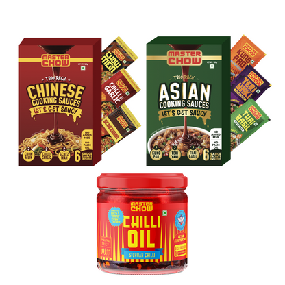 Chilli Asian Feast Kit (1 Asian Box, 1 Chinese Box, 1 Chilli Oil)