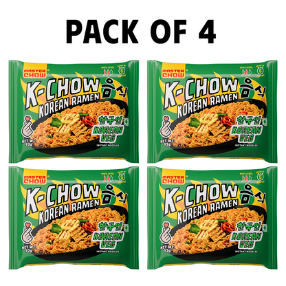 K-Chow Korean Ramen - Veg (Pack of 4)