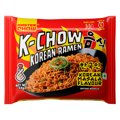 K-Chow Korean Ramen - Korean Masala (Assorted pack of 4)