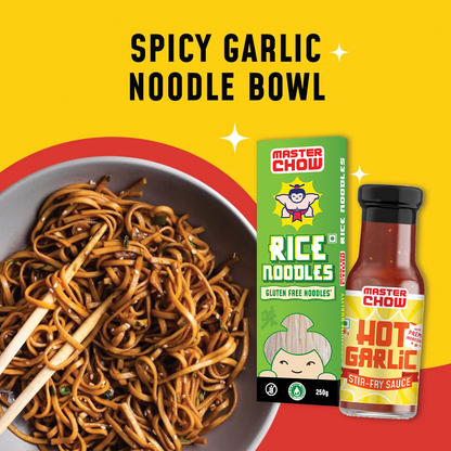 Spicy Garlic Noodle Bowl