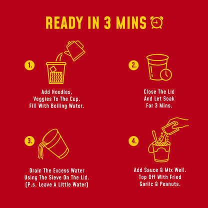 Cup Noodle Combo & Garlic Crisp