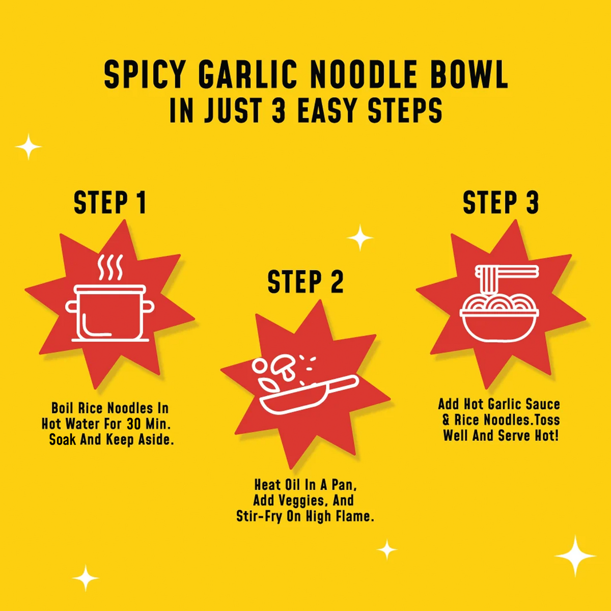 Spicy Garlic Noodle Bowl