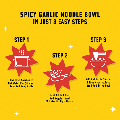 Spicy Garlic Noodle Bowl
