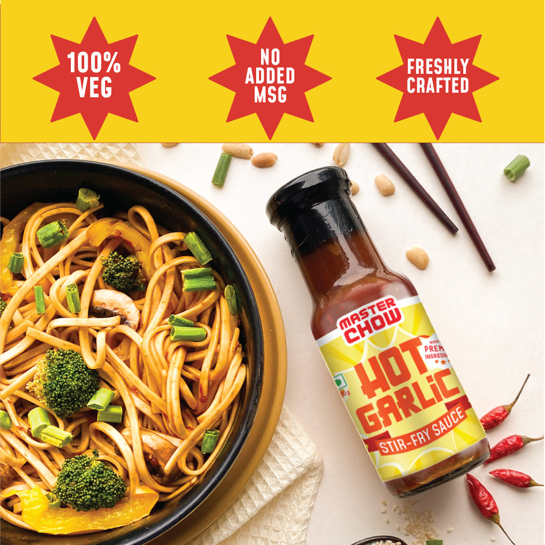 Spicy Garlic Noodle Bowl