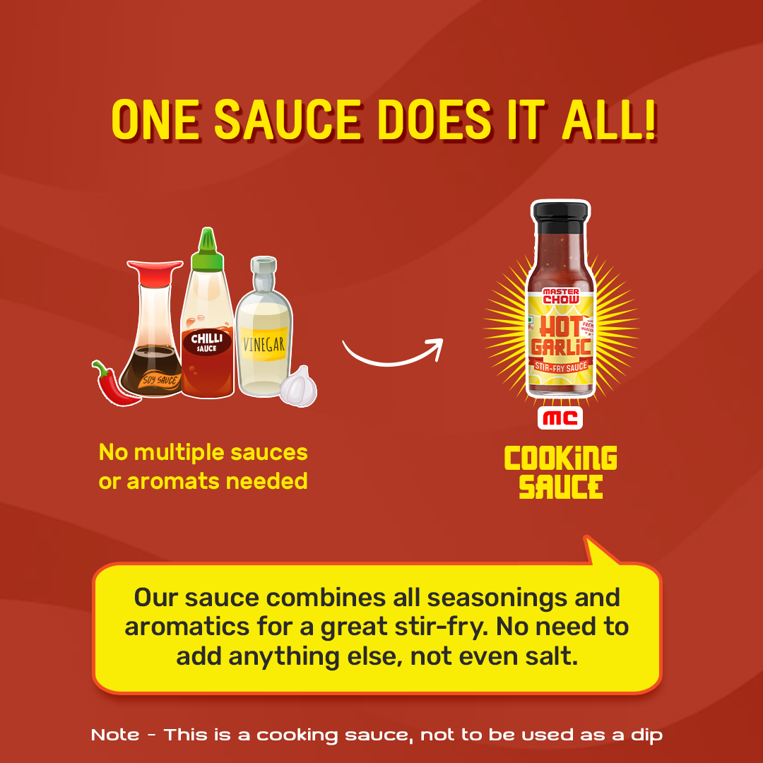 Hot Garlic - Cooking Sauce (Stir-Fry Sauce) - All in One