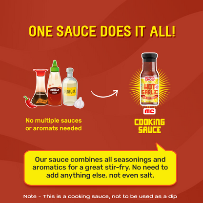 Hot Garlic - Cooking Sauce (Stir-Fry Sauce) - All in One