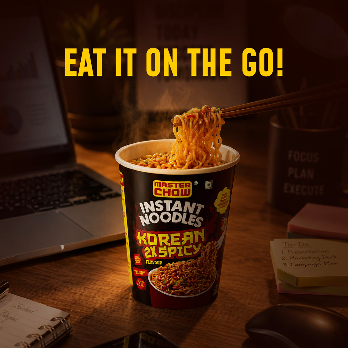 Korean 2X Spicy Cup Noodles (Pack of 4)