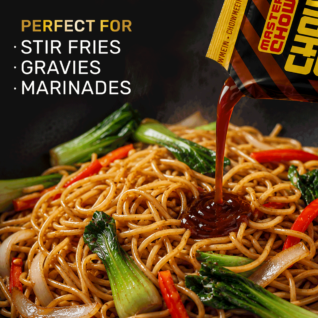 Fiery Whole Wheat Wok Kit(1 Chinese Box, 1 Whole Wheat Noodles, 1 Chilli Oil)