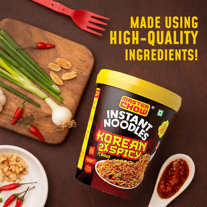 Korean 2X Spicy Cup Noodles (Pack of 4)