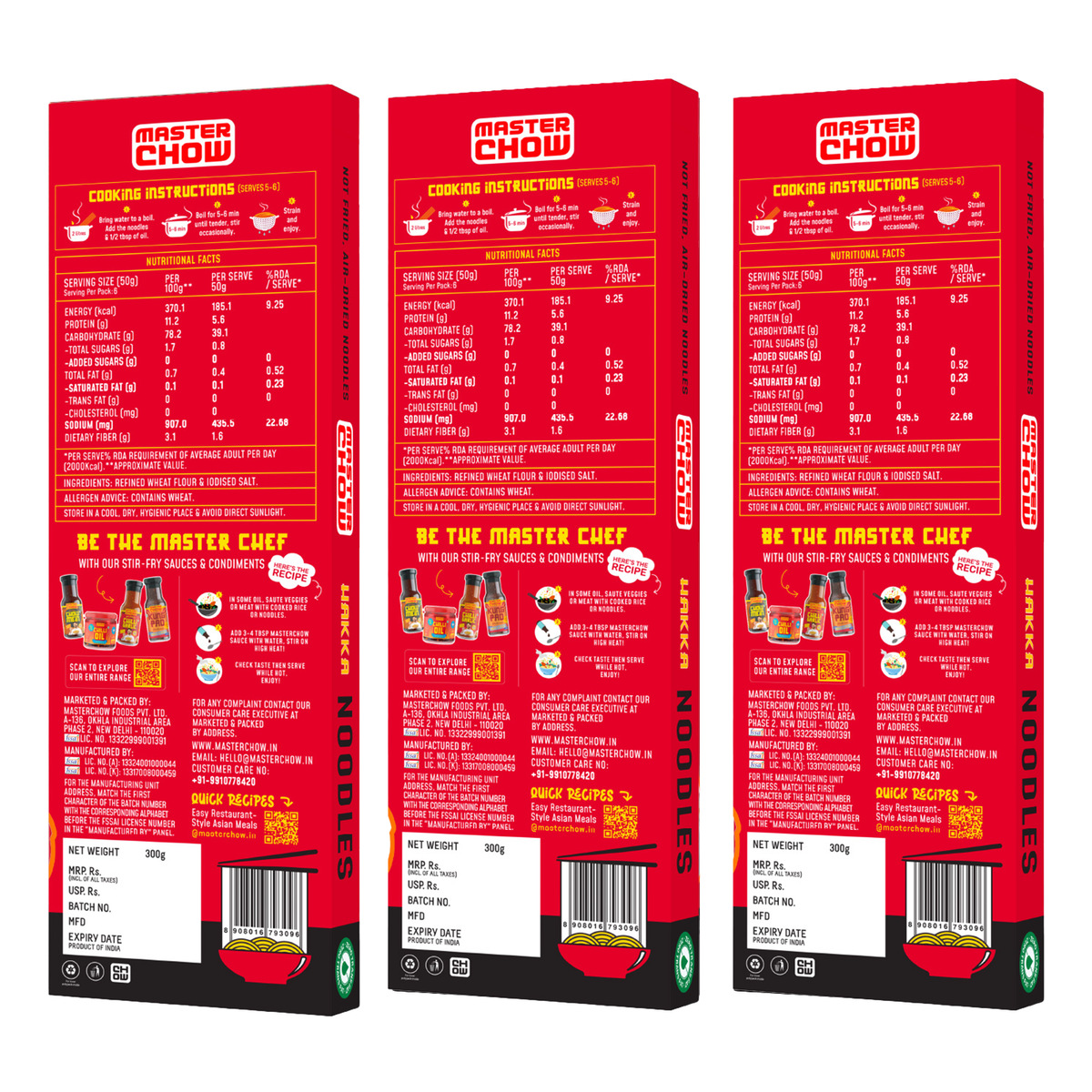Hakka Noodles : Chowmein Style (Pack of 3)