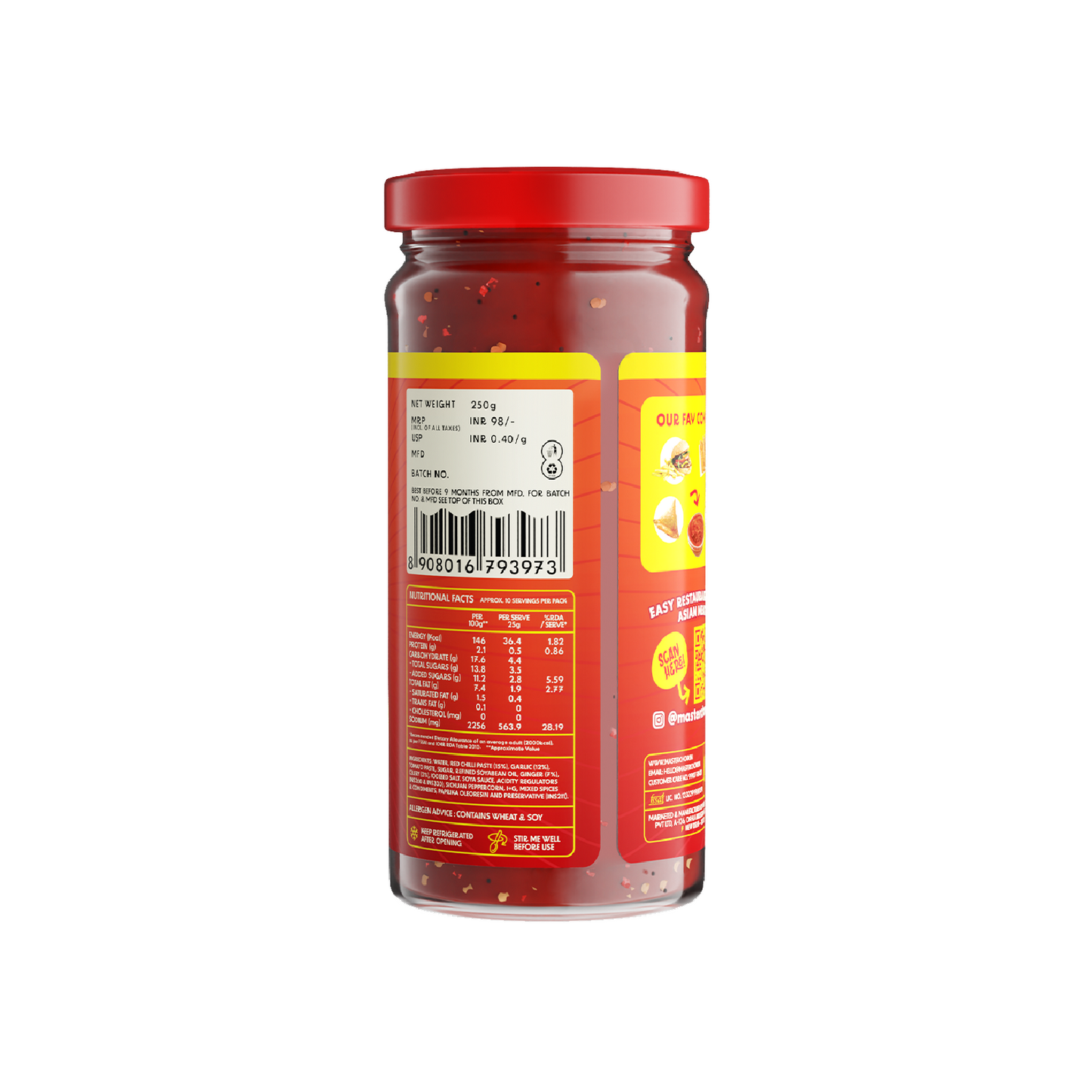 Chef's Schezwan Hot & Spicy Chutney