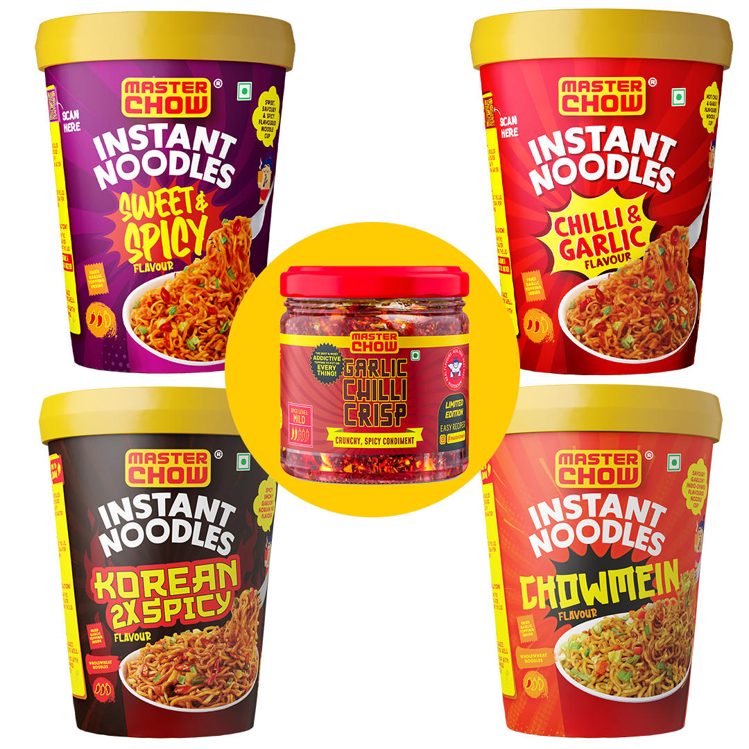 NEW Cup Noodles Combo with Garlic Chilli Crisp