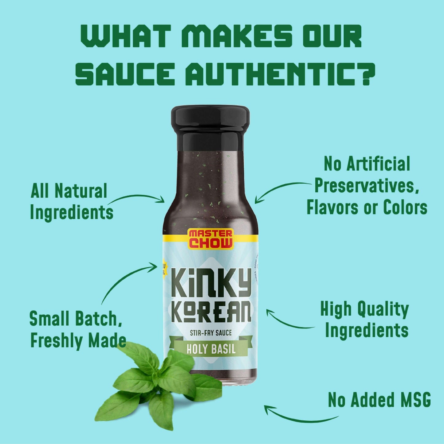 Kinky Korean - Holy Basil Cooking Sauce